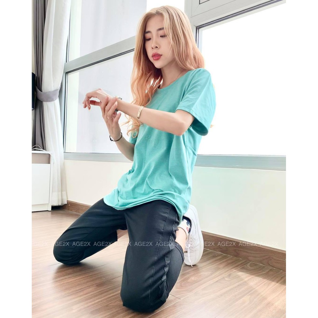 Xanh Ngọc - Màu Áo Thun Trơn AGE2X hot nhất 2021