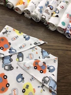 Set 10 yếm tam giác cho bé
