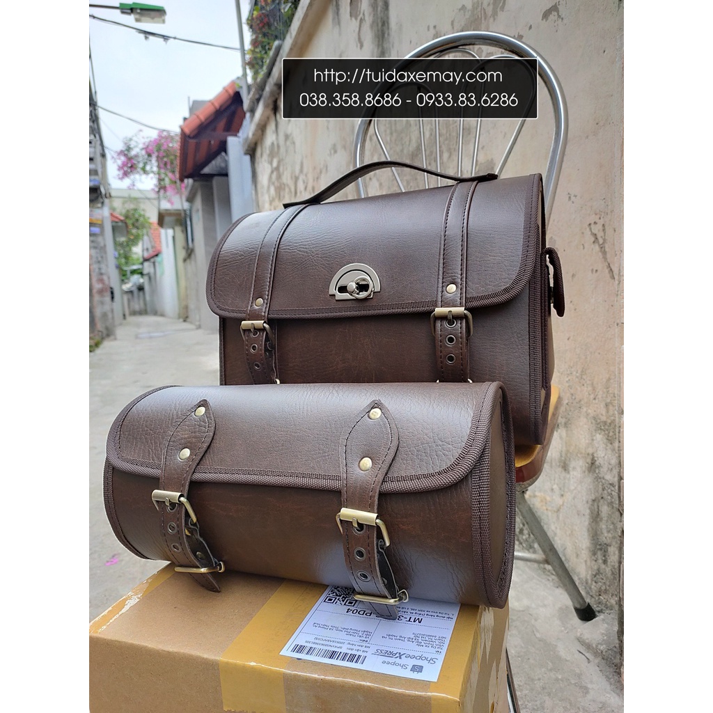 Combo Túi Treo phía Trước và sau baga Xe Vespa
