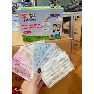 Khẩu trang y tế trẻ em 4 lớp kháng khuẩn