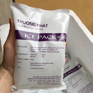 Túi Đá Khô làm lạnh, bảo quản thực phẩm, dùng cho áo Điều hoà[ Mua 10 tặng 1]