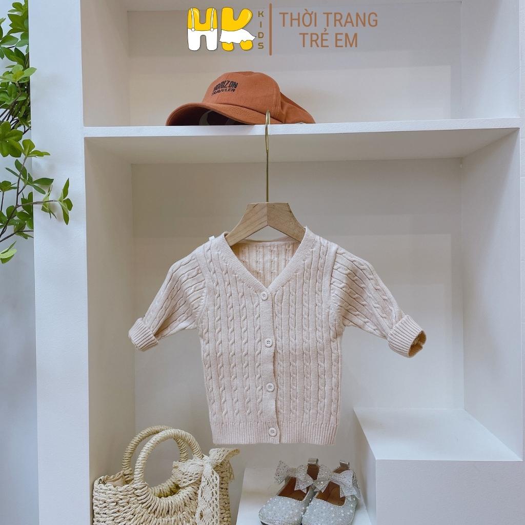 Áo len Cardigan cho bé từ 0-3 tuổi, chất len cao cấp mềm mịn lì, nhiều màu sắc cho bé trai và gái - HK KIDS (mã 0211)