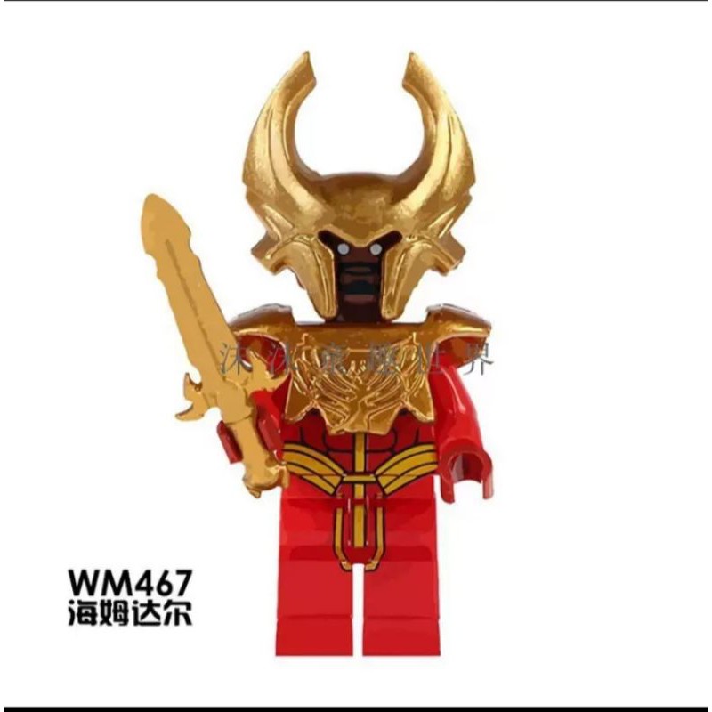 Mô Hình Đồ Chơi Lắp Ráp Lego Heimdall Minifigures Minecraft Ninja Wm467