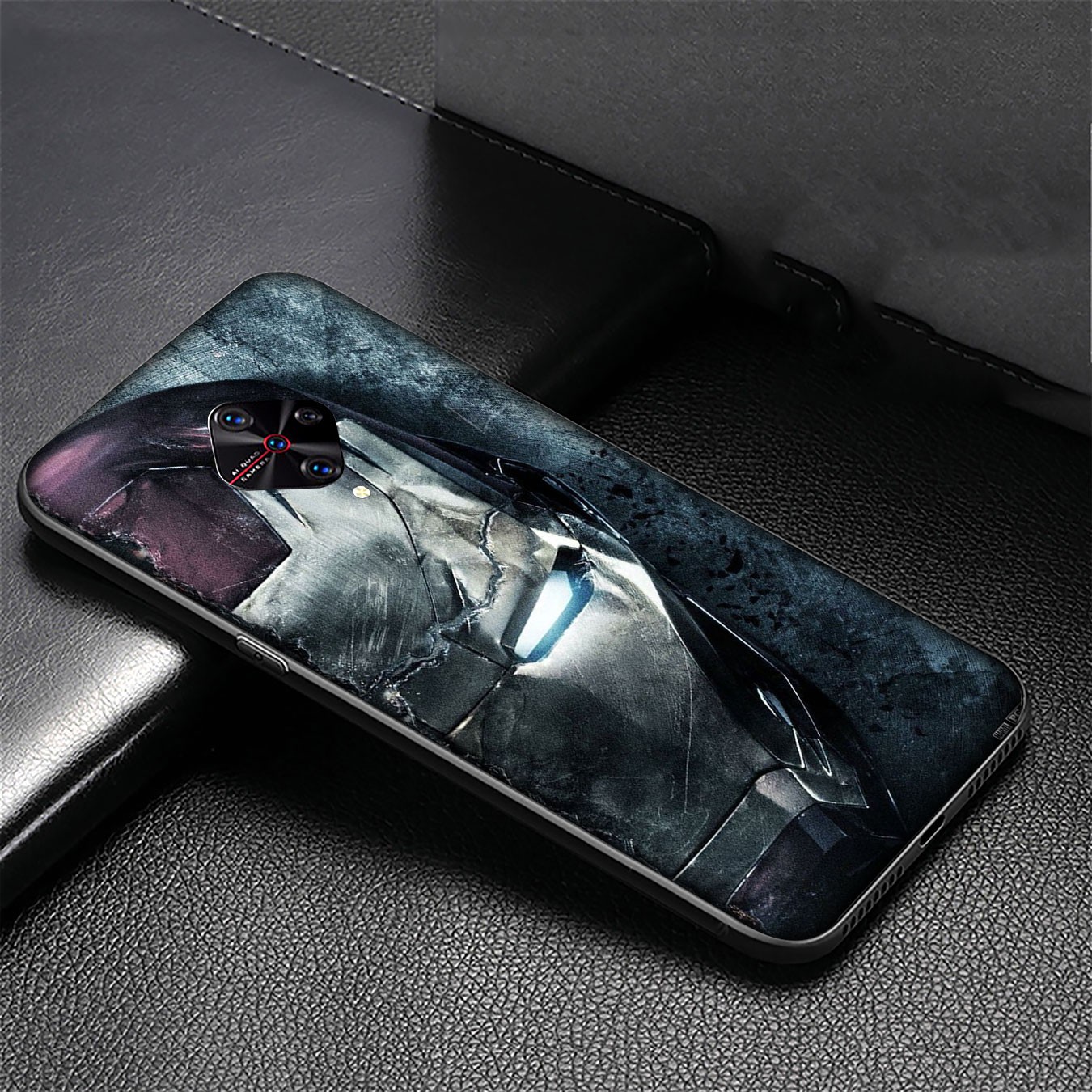 MARVEL Ốp Lưng Silicone Mềm In Hình Iron Man Cho Xiaomi Redmi Note 5 Pro Plus 5a Mi Poco X3 Nfc M3