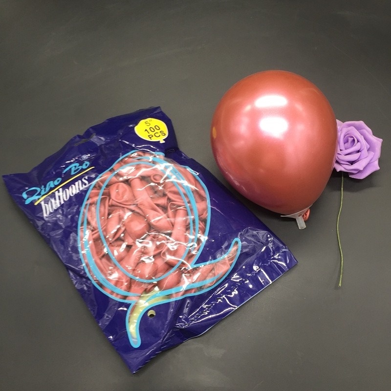 Set 10 Bong BóNg Cao Su 5 Inch NhiềU MàU SắC Trang Trí TiệC CướI