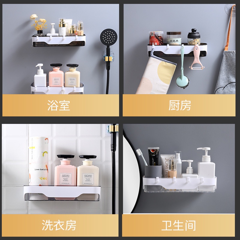 Giá treo tường kép để đựng đồ dùng tiện lợi bền nhiều màu tùy chọn