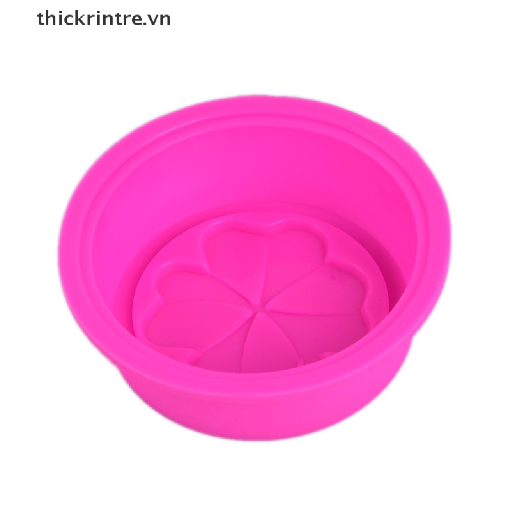 Khuôn Silicone Làm Bánh Hình Cỏ Bốn Lá Xinh Xắn