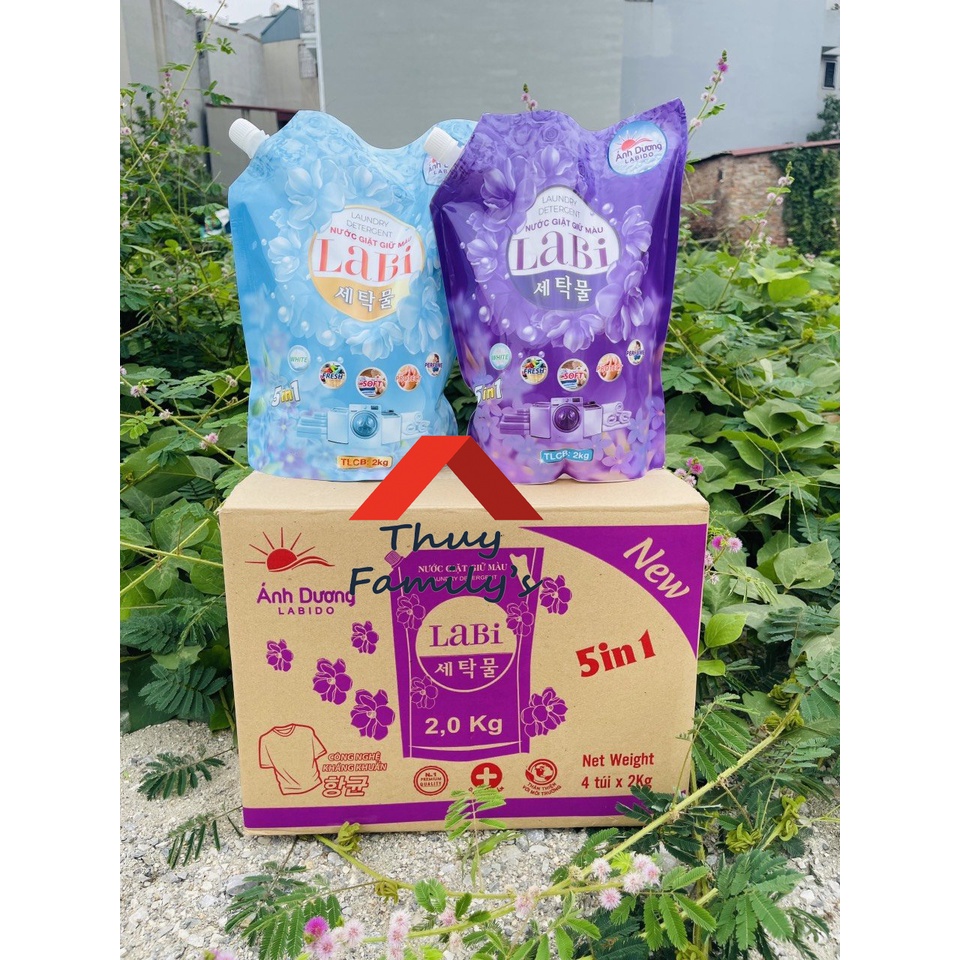 NƯỚC GIẶT XẢ LABI ÁNH DƯƠNG 5 TRONG MỘT .