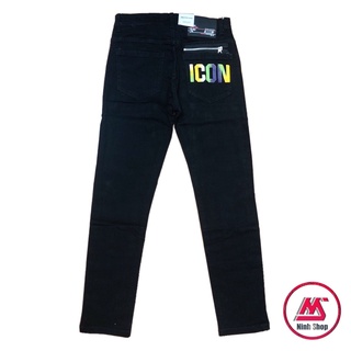 Quần Biker Dsquared2 Icon trơn phối khoá đơn giản new 2021