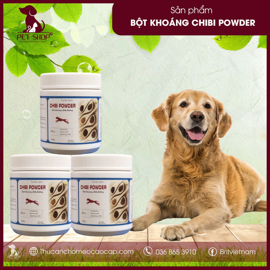 Bột Khoáng Chibi Powder Sản Phẩm Dành Cho Các Giống Chó