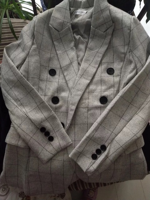 ORDER SALE - Set vest kẻ style sang chảnh có size to XXL - ẢNH THẬT CUỐI BÀI | BigBuy360 - bigbuy360.vn