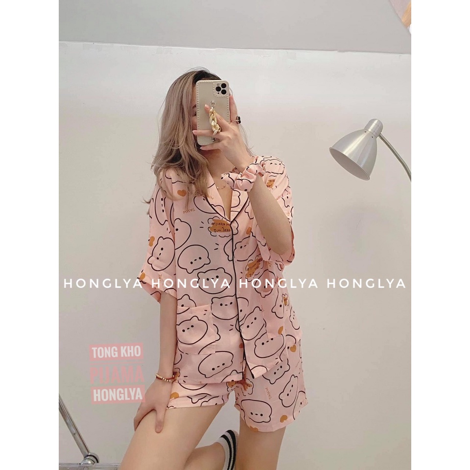 Bộ ngủ lụa Mango cánh dơi cực hot hit, bộ pijama lụa mango cánh dơi