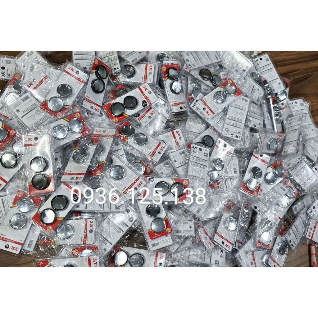 Gương Cầu lồi chính hãng 3R chống điểm mù cho xe ô tô, 1 vỉ 2 cái