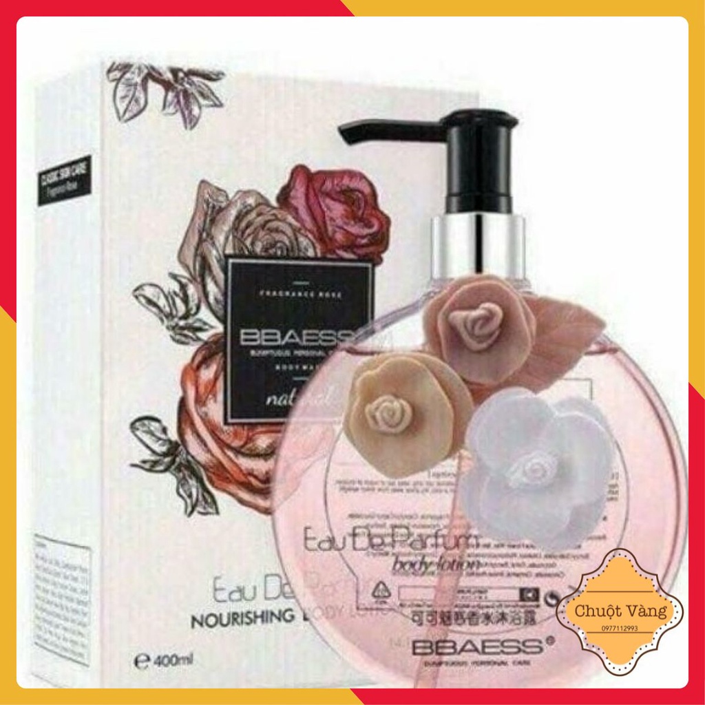 Sữa Tắm Ba Bông Hoa Cao Cấp BBAESS 400ml Hương Nước Hoa