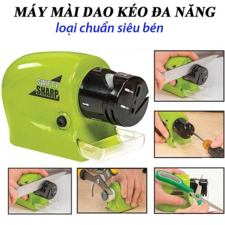 [Uy tín - Chất lượng] Máy Mài Dao Kéo Swifty Sharp Chạy Bằng Pin Đa Năng Tiện Dụng Cho Căn Bếp