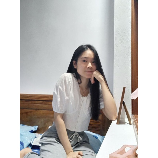 Áo trắng crt ngắn tay