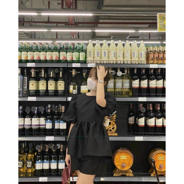 SET BABYDOLL TAY PHỒNG NƠ LƯNG✨✨✨