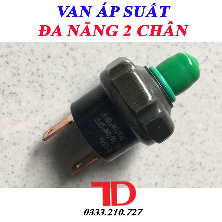 Van áp xuất cắm dùng cho hệ thống điều hòa ô tô, hệ thống lọc môi chất lạnh oto, van an toàn giúp bảo vệ hệ thống