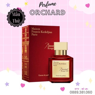 Nước hoa maison mfk baccarat rouge 540 extrait de parfum