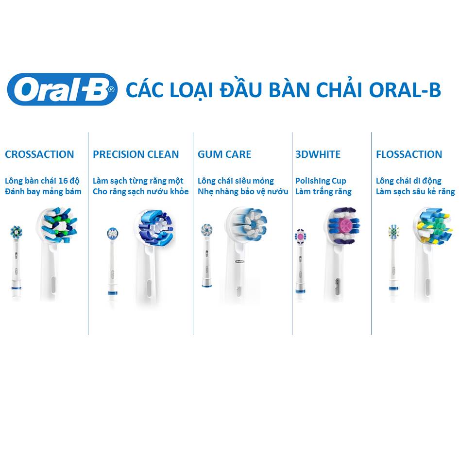 Máy Đánh Răng Pin Oral-B Clinical - Đầu Chải Precision Clean Làm Sạch Chính Xác, Dùng pin AA, Hẹn Giờ 2-Phút