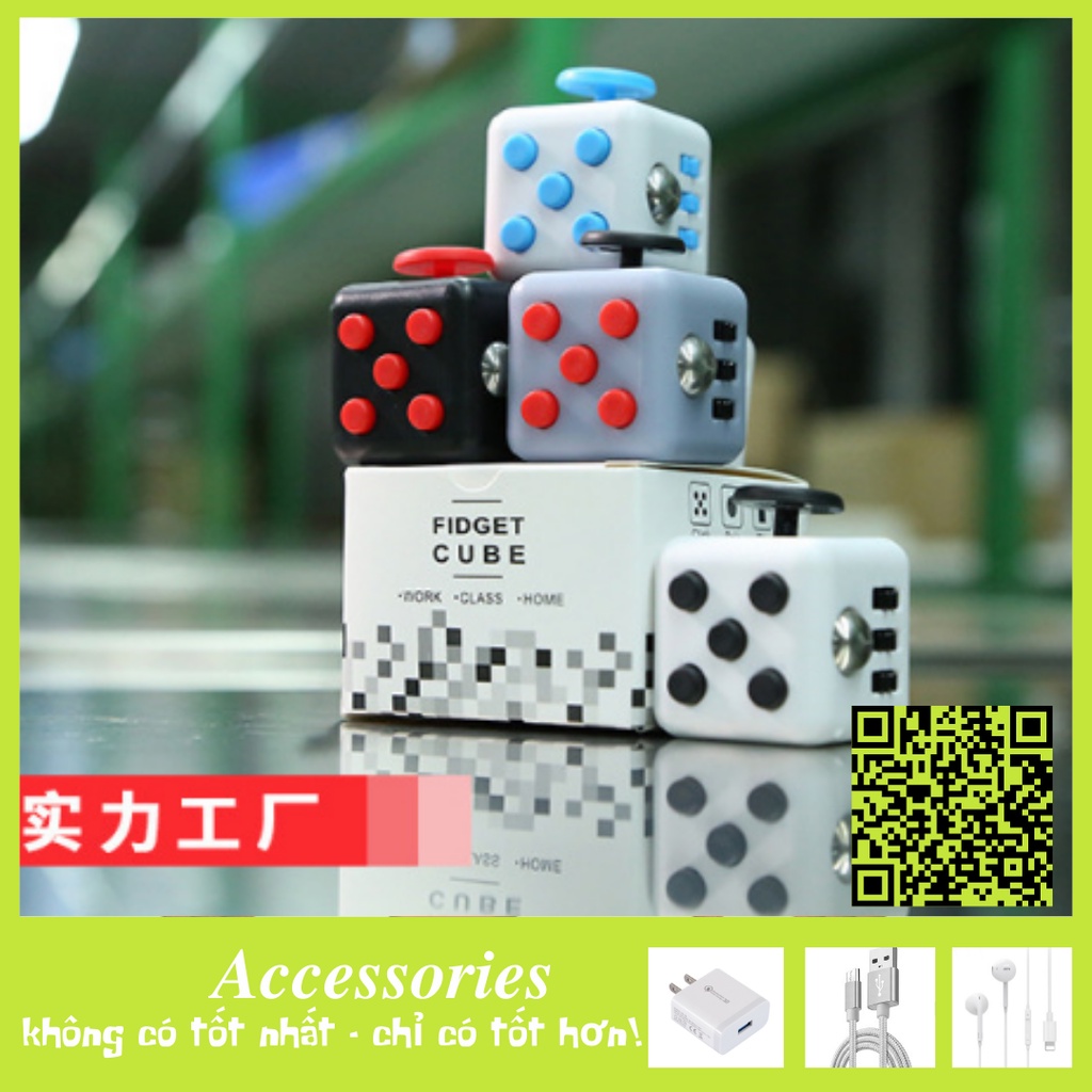 Fidget Cube Quà tặng Kì Diệu giảm stress màu ngẫu nhiên