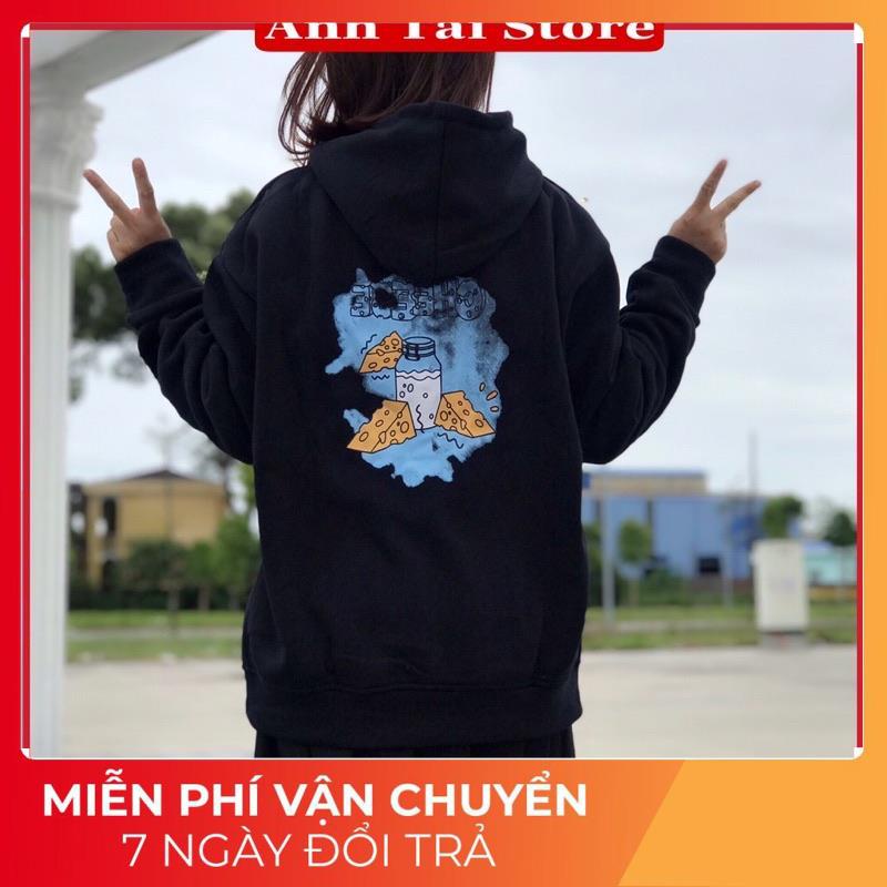 Áo nỉ hoodie nam nữ in hình mèo tom and jerly fom unisex oversize đến 67kg có nũ  phong cách Hàn Quốc TA 443