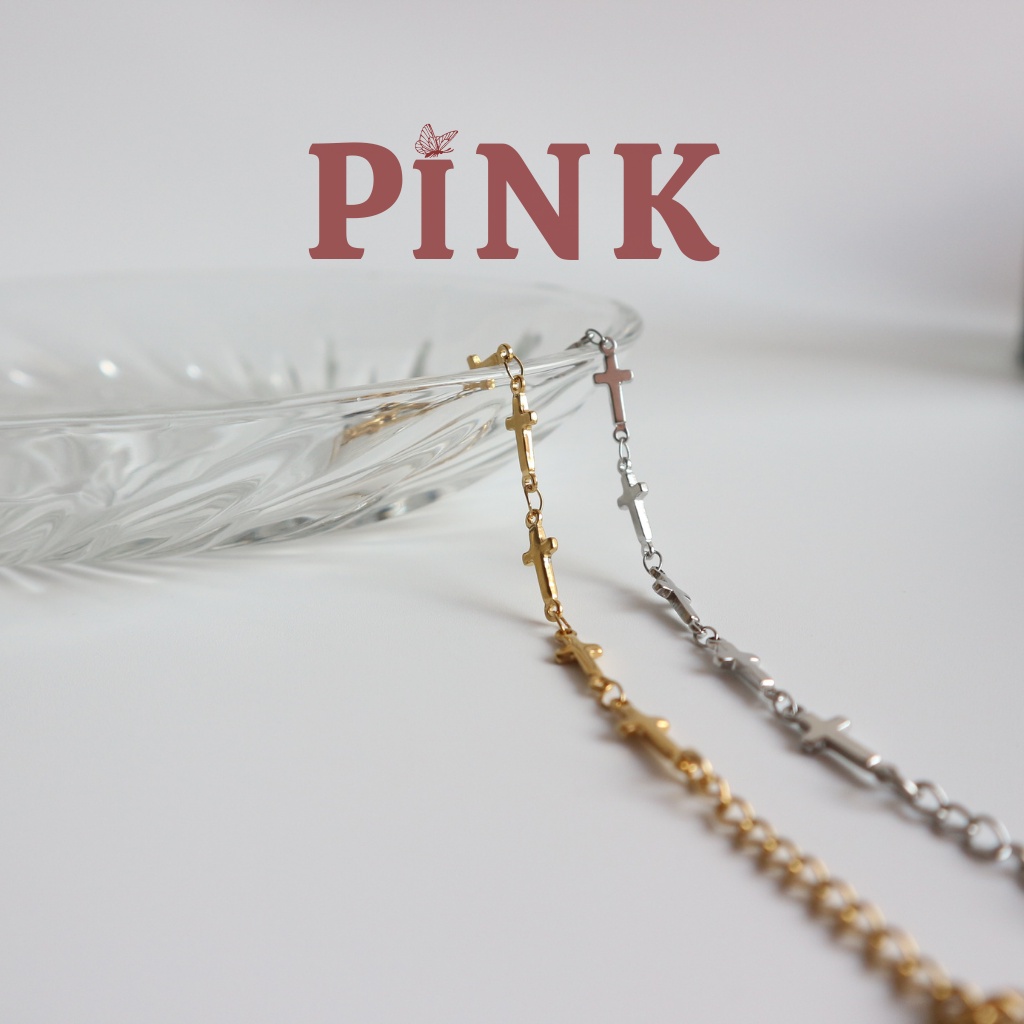 Vòng tay thánh giá thép không rỉ 304 Cros Bracelet.