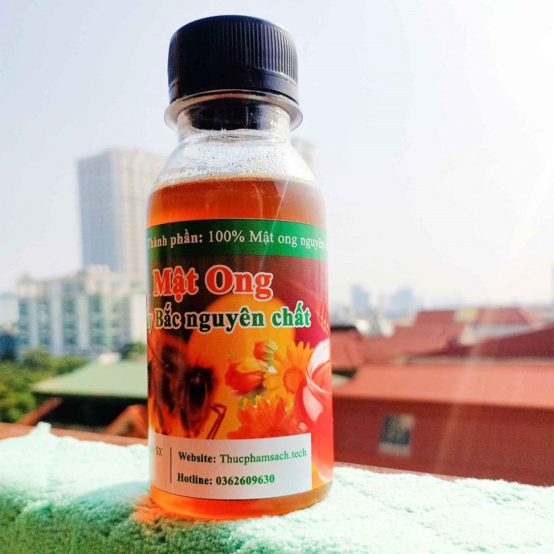 Mật ong nguyên chất 100% (chai 100ml)
