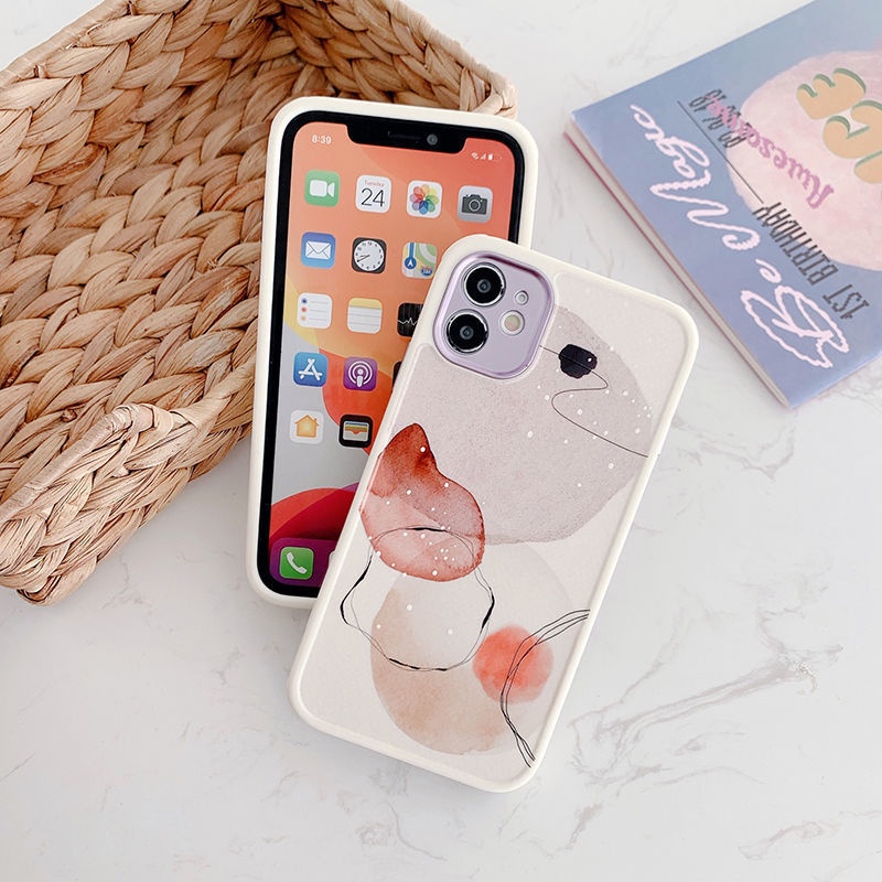 Ốp điện thoại cao su silicone mềm chống rơi thích hợp cho IPhone 11 11 Promax 7 8 Plus SE X XS XR 12 12 Promax