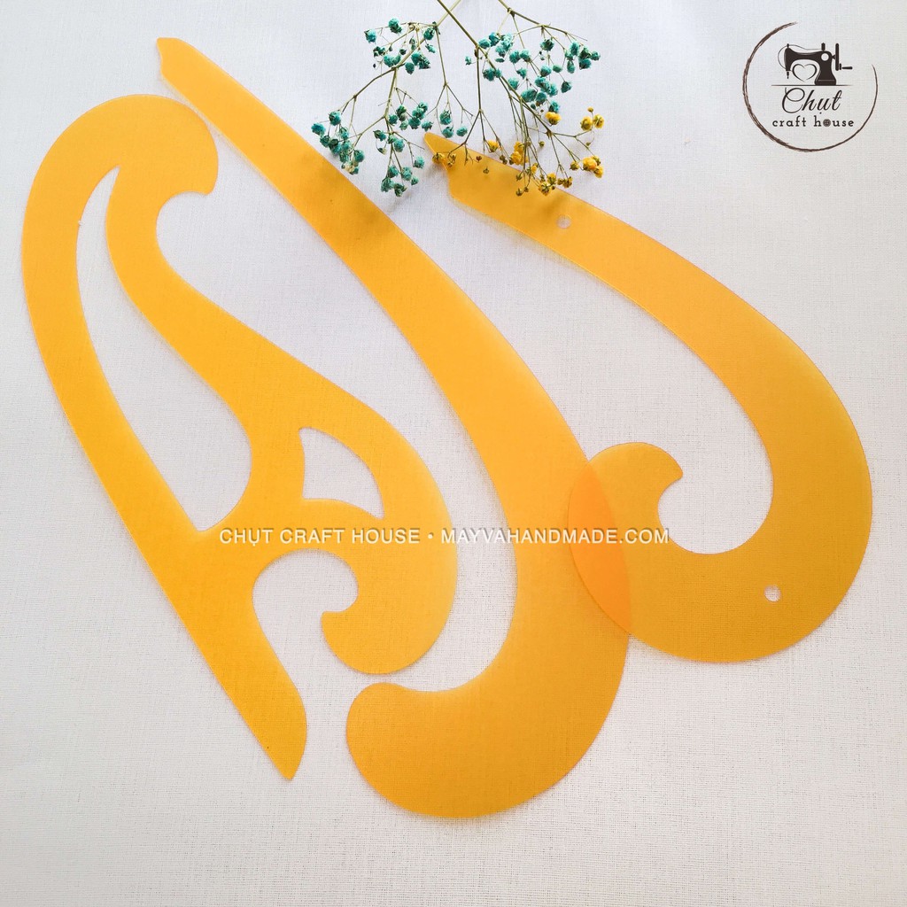 Bộ thước cong cao cấp dùng cho thiết kế thời trang