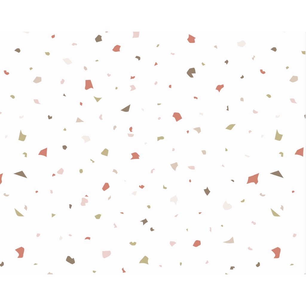 Khổ lớn 500x60cm - Decal dán bếp Terrazzo Phong cách châu Âu - Chống nước/dầu mỡ - HN Decor