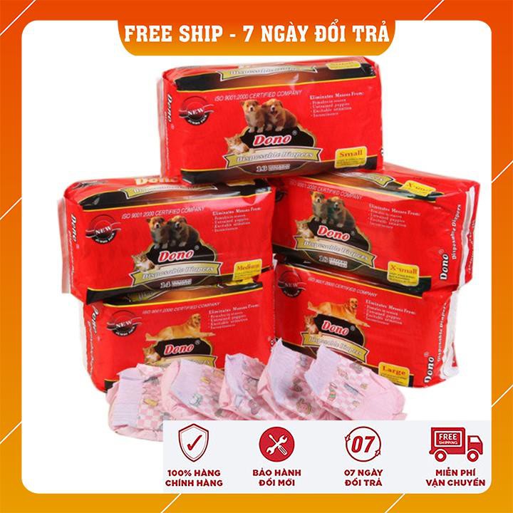 TÃ CHO THÚ CƯNG CÁI 😍𝗙𝗿𝗲𝗲𝗦𝗵𝗶𝗽😍 DONO CAO CẤP ĐẦY ĐỦ SIZE 0.5 - 15KG SIÊU THẤM HÚT VỚI LƯỢNG NƯỚC LÊN ĐẾN 250ML