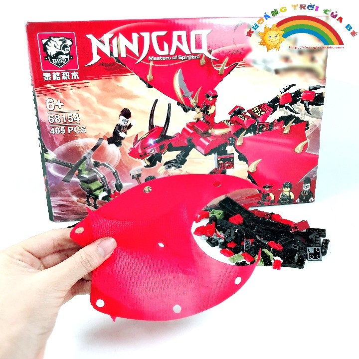 Đồ Chơi Lắp ghép thông minh Ninja đại chiến KD1090 [SHIP TOÀN QUỐC]