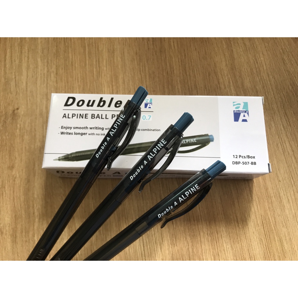 Bút bi Double A DBP-507-BB Alpine đầu bút 0.7mm BIGSUKA