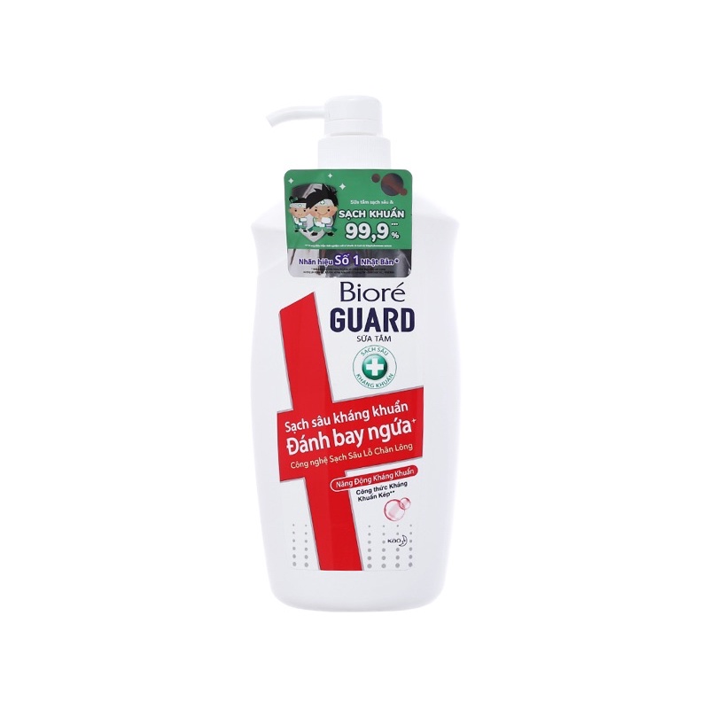 SỮA TẮM BIORE GUARD SẠCH SÂU KHÁNG KHUẨN 800G