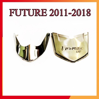 BỘ MỎ DÈ TRƯỚC + SAU XE FUTURE INOX (Ảnh Sp thật)