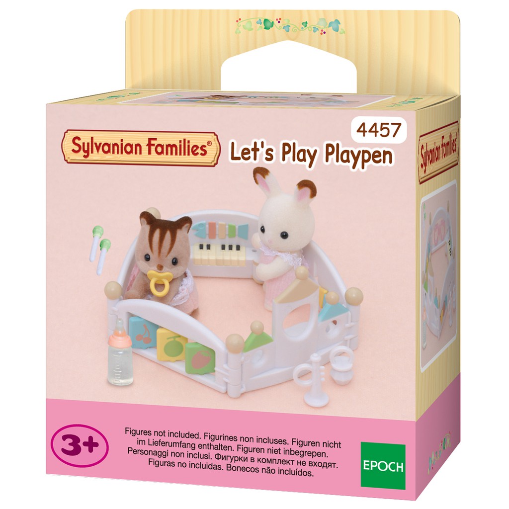 Đồ Chơi Sylvanian Families Khung Chơi Em Bé Let's Play Playpen