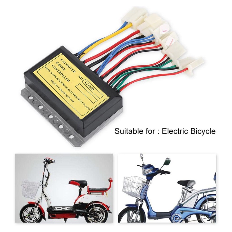 Thiết Bị Điều Khiển Động Cơ Chổi Than 24V 250W Cho Xe Đạp Điện