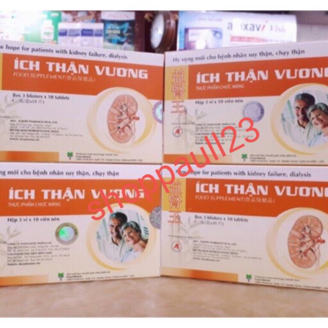 thực phẩm chức năng ích thận vương