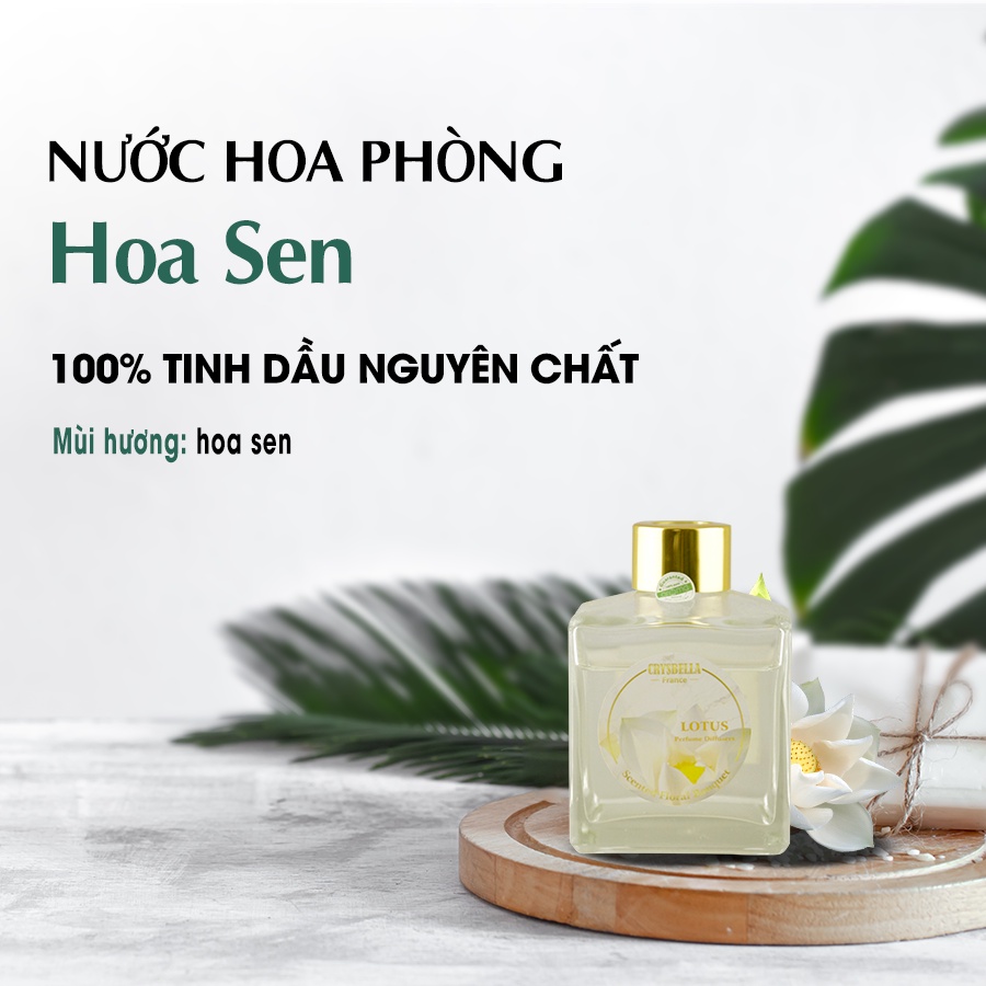 Nước hoa thơm phòng khuếch tán AROMA hoa sen - LOTUS DIFFUSER 100ML