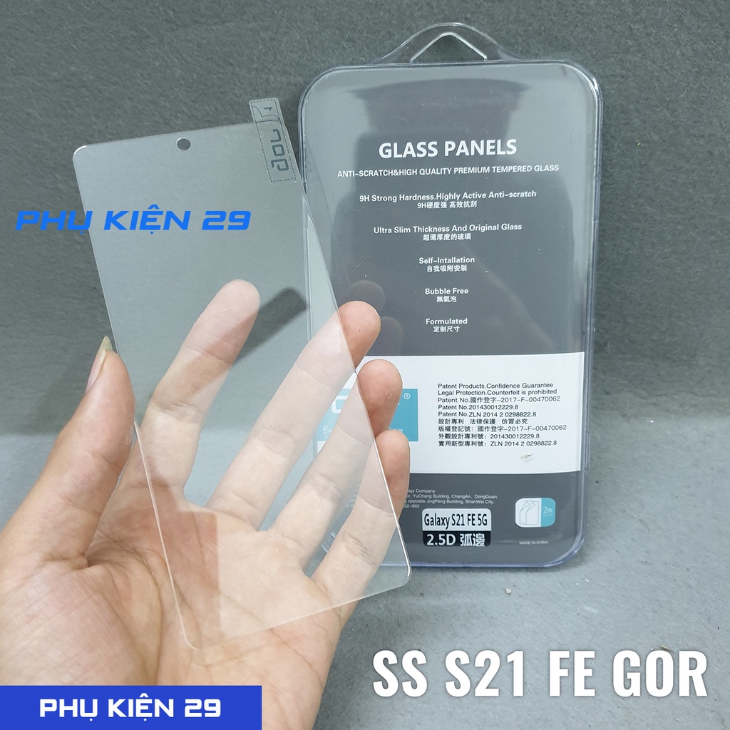 Dán kính cường lực GOR VUỐT SIÊU MƯỢT cao cấp chống bám vân tay