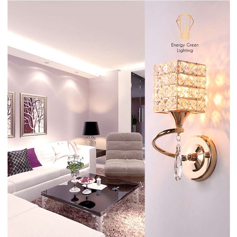 [ Nhiều Mẫu ] Đèn Gắn Tường Energy Green Lighting Trang Trí - Chao Vuông , Chao Trụ - Kiểu Trái Tim , Kiểu Chiếc Lá