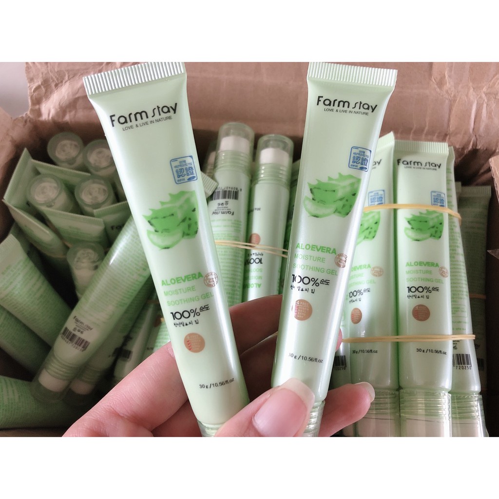 Lăn mắt lô hội,Tuýp gel lô hội lăn giảm thâm quầng mắt nha đam Aloe Vera100 % | BigBuy360 - bigbuy360.vn