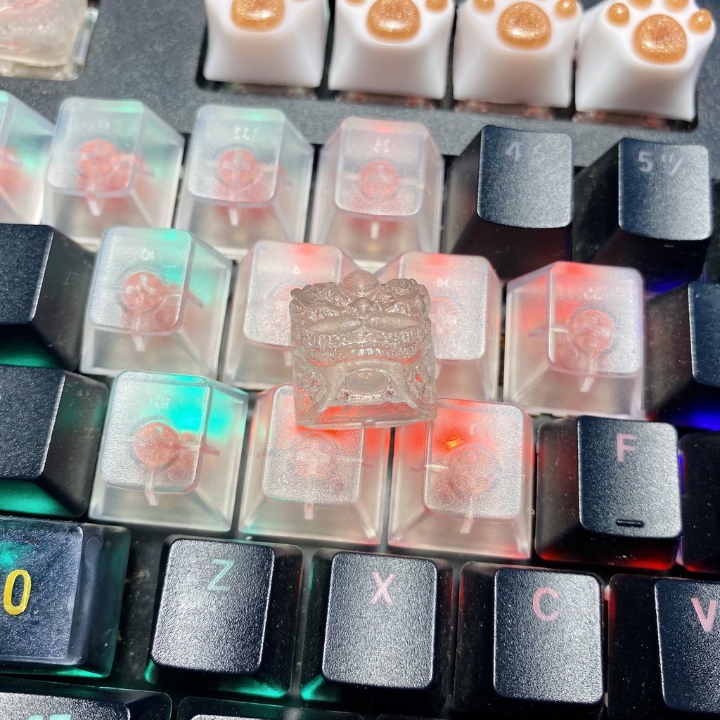 Keycap Artisan ShiShi Clone trang trí bàn phím cơ Lionvn