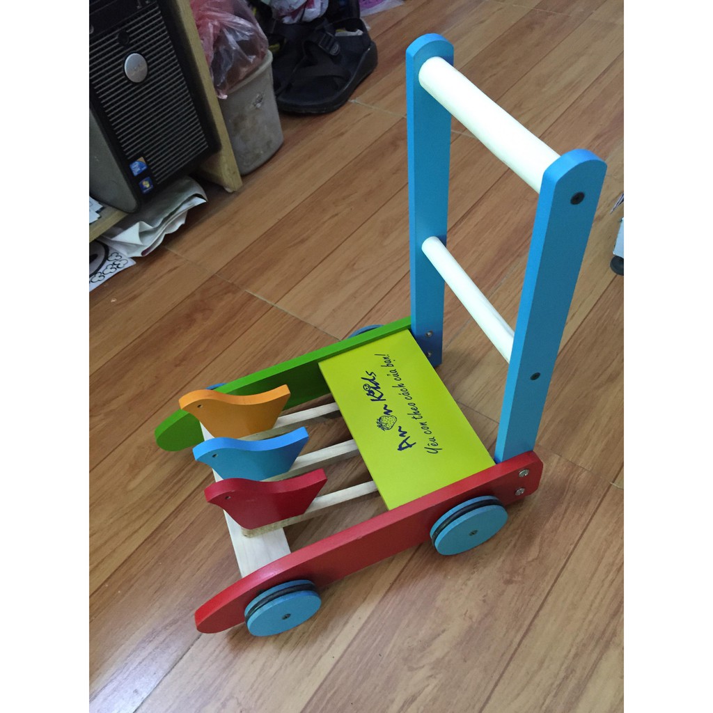 Xe Tập Đi 3 con Chim An An Kids Hoặc Em Bé Vàng Việt Nam