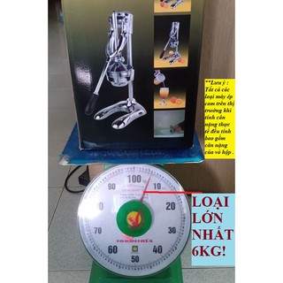 [ ĐÚNG 6KG HÌNH THẬT ] MÁY ÉP CAM INOX NẶNG 6KG , LOẠI LỚN NHẤT NẶNG 6KG