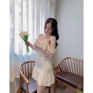 Đầm trễ vai