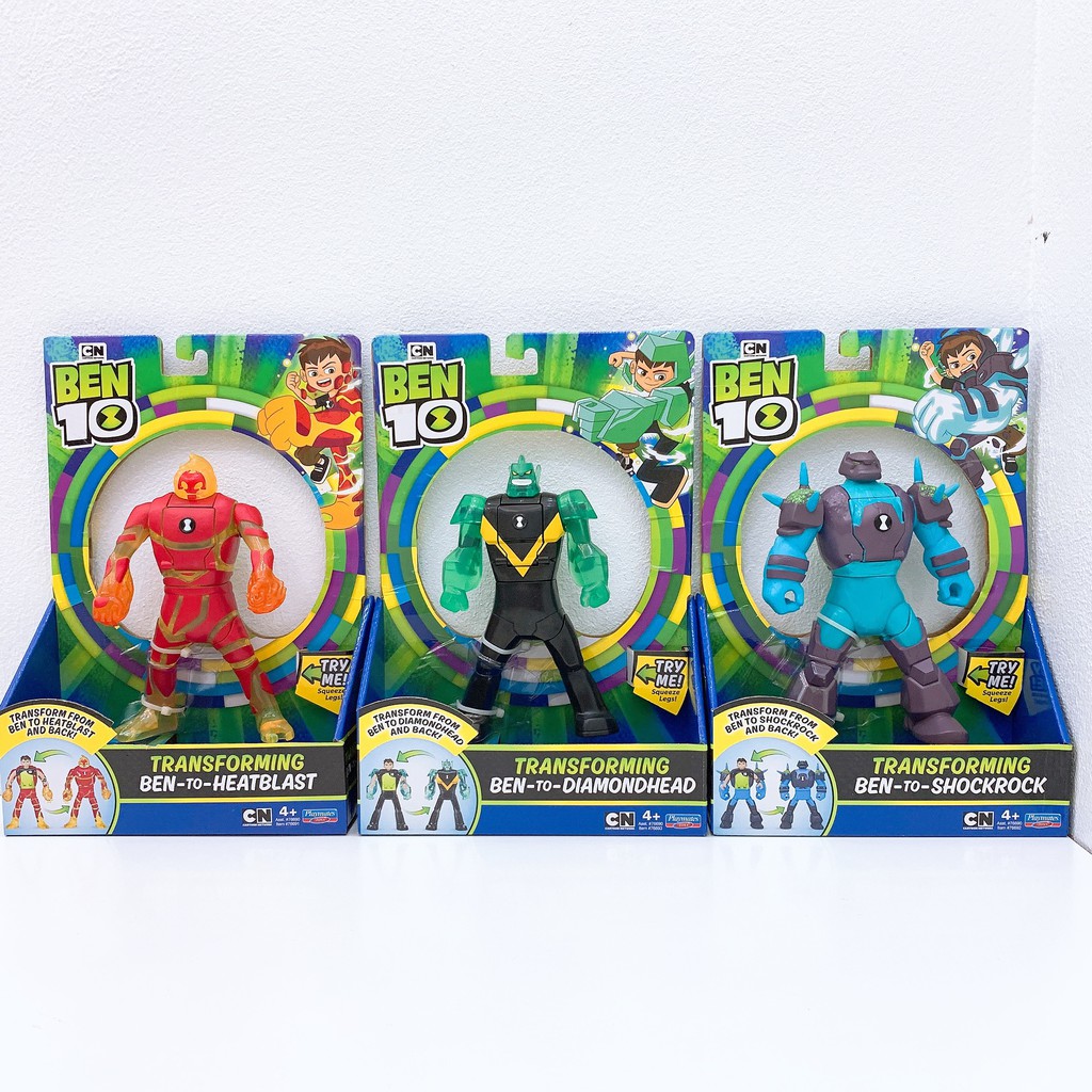 Ben 10 Biến Hình - Transforming Ben To Diamondhead - Hratblast - Shockrock