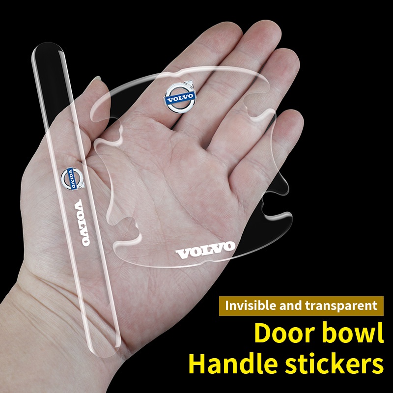 Miếng Dán logo Trang Trí Tay Cầm Cửa Xe Hơi Volvo V40XC60 S60 S80 V60