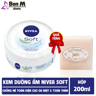 Kem nẻ ⚡freeship⚡ kem chống nẻ và khô da dành cho da mặt và toàn thân nivea soft 200ml